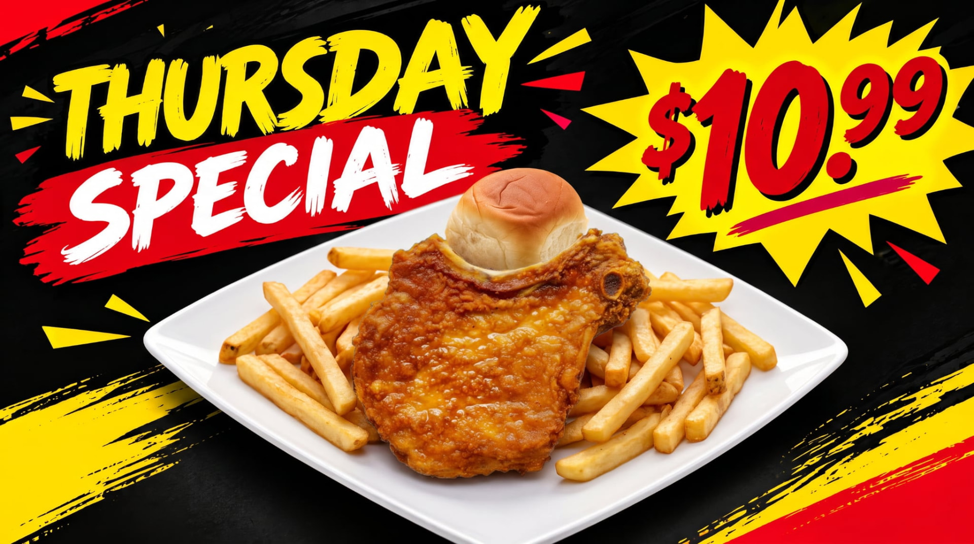 Thursday special: Porkchop and Fries